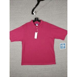 NEW Wrangler Mens‎ Shirt Large Red Polo Rodeo Outdoor Western Work Dress Casual
